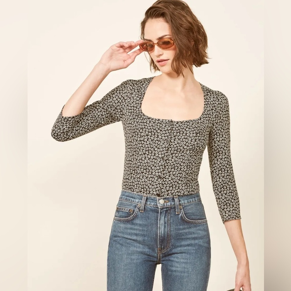 Reformation Jorja floral top